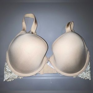 Nude Wacoal underwire tee shirt bra